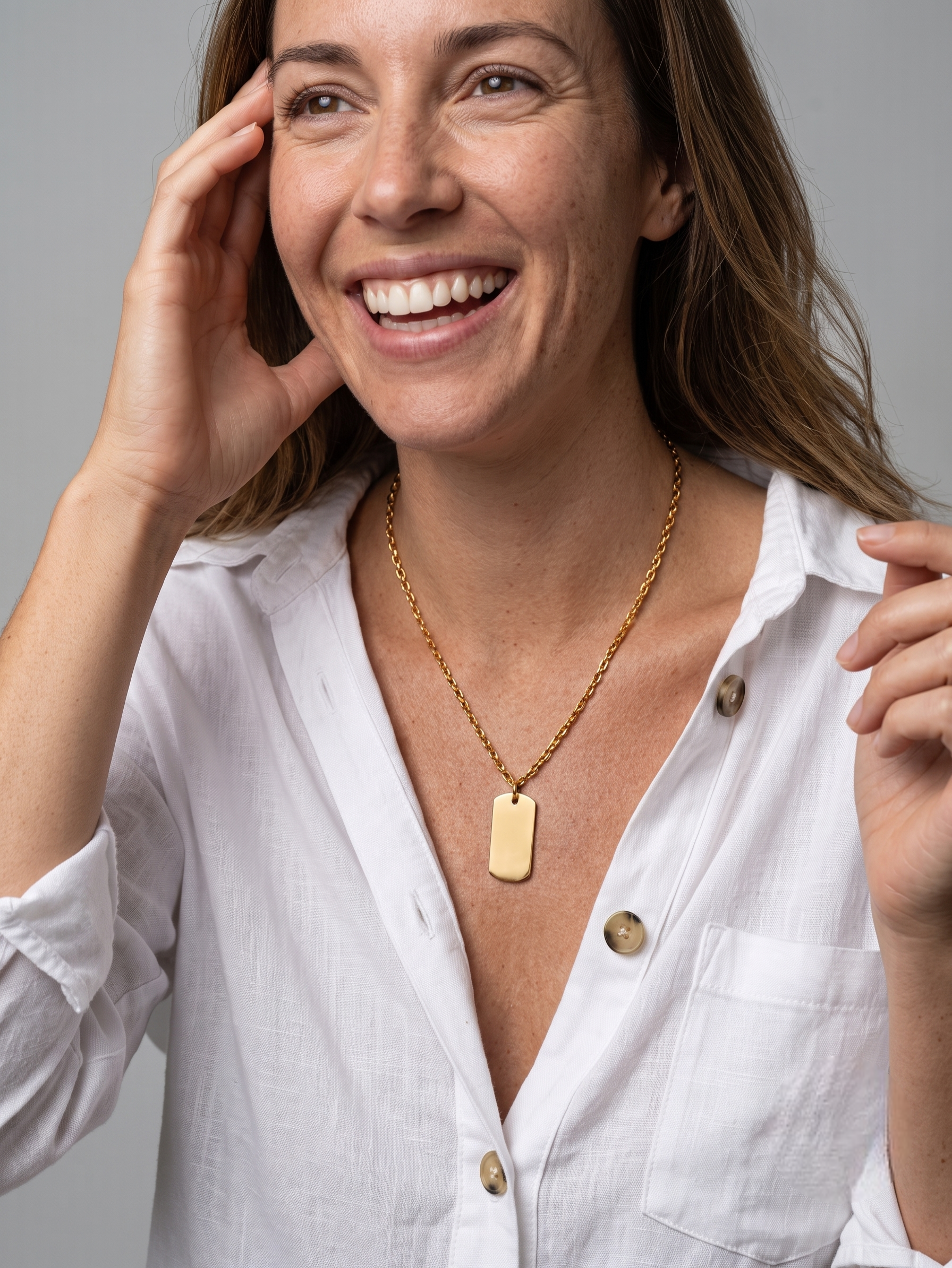 Le Raiponce – Collier Gravé Personnalisable