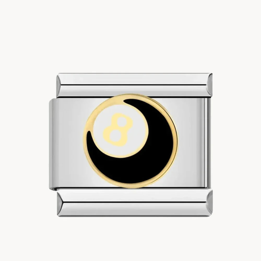 Boule 8 argent