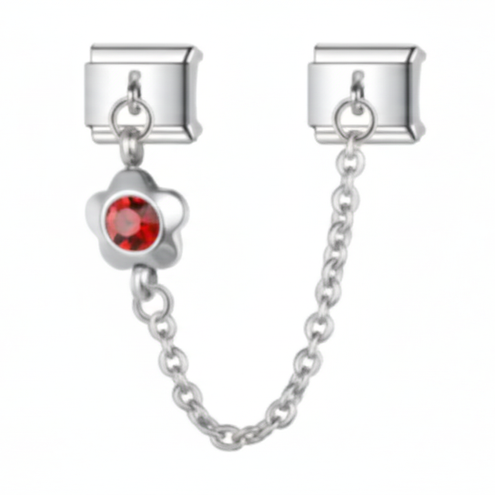 Double charms étoile rouge