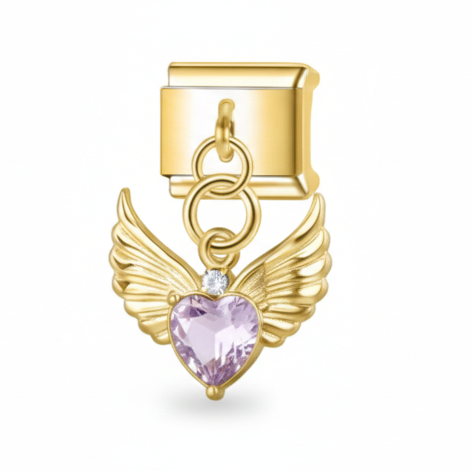 Pendentif cœur d’ange
