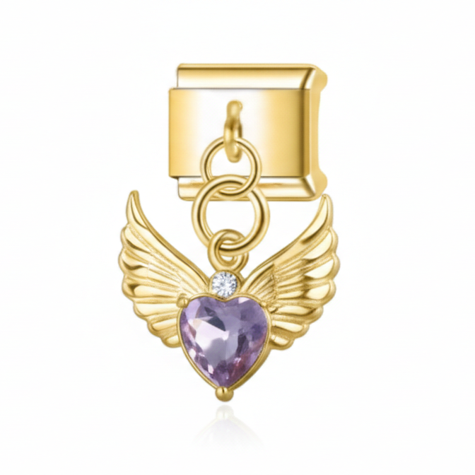 Pendentif cœur d’ange