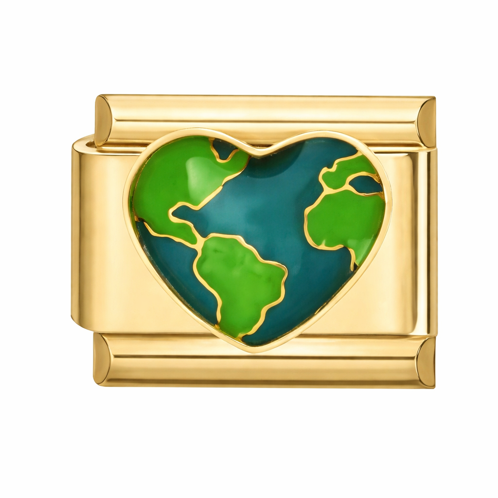 Coeur terre or