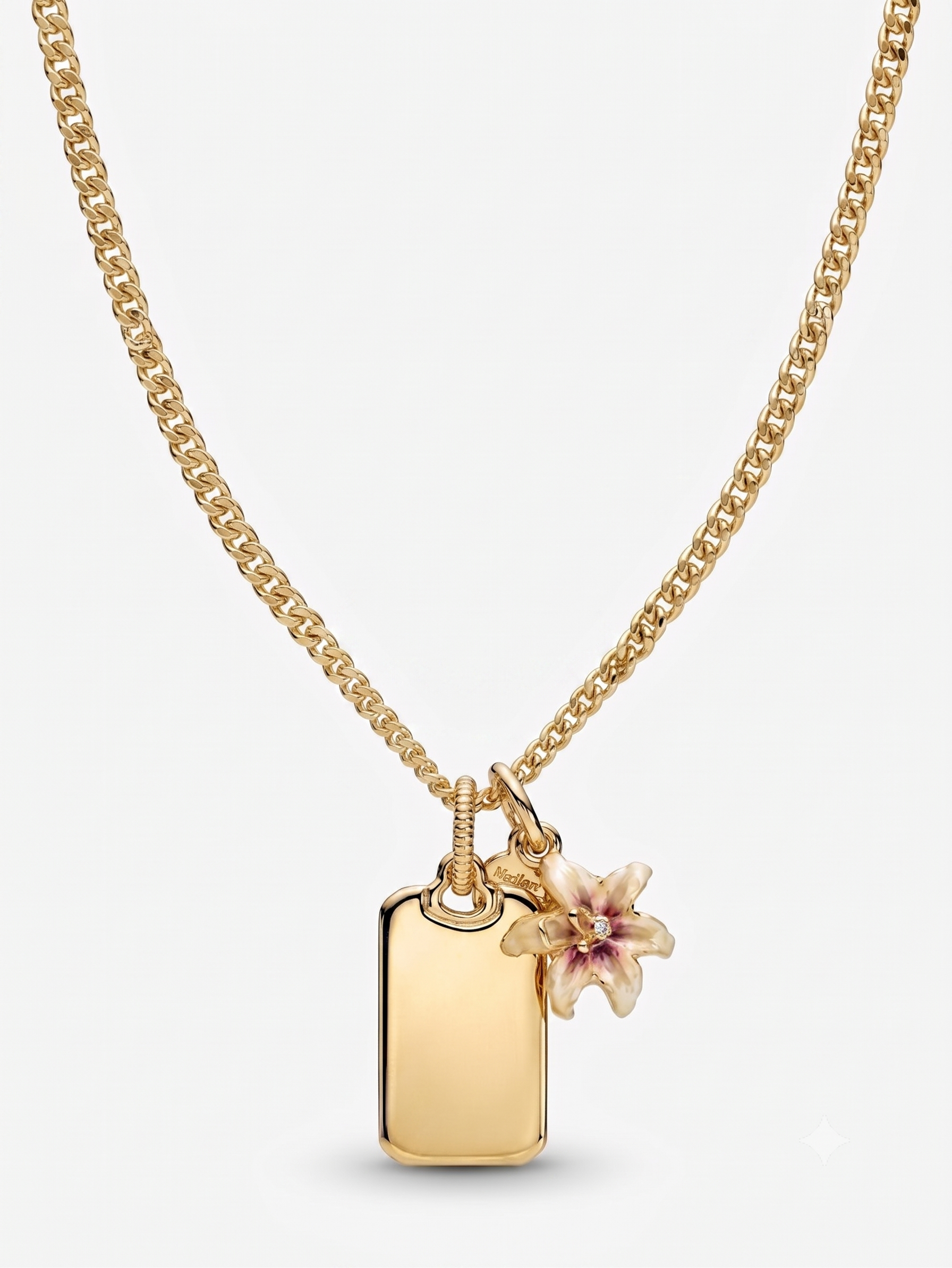 Le Raiponce – Collier Gravé Personnalisable