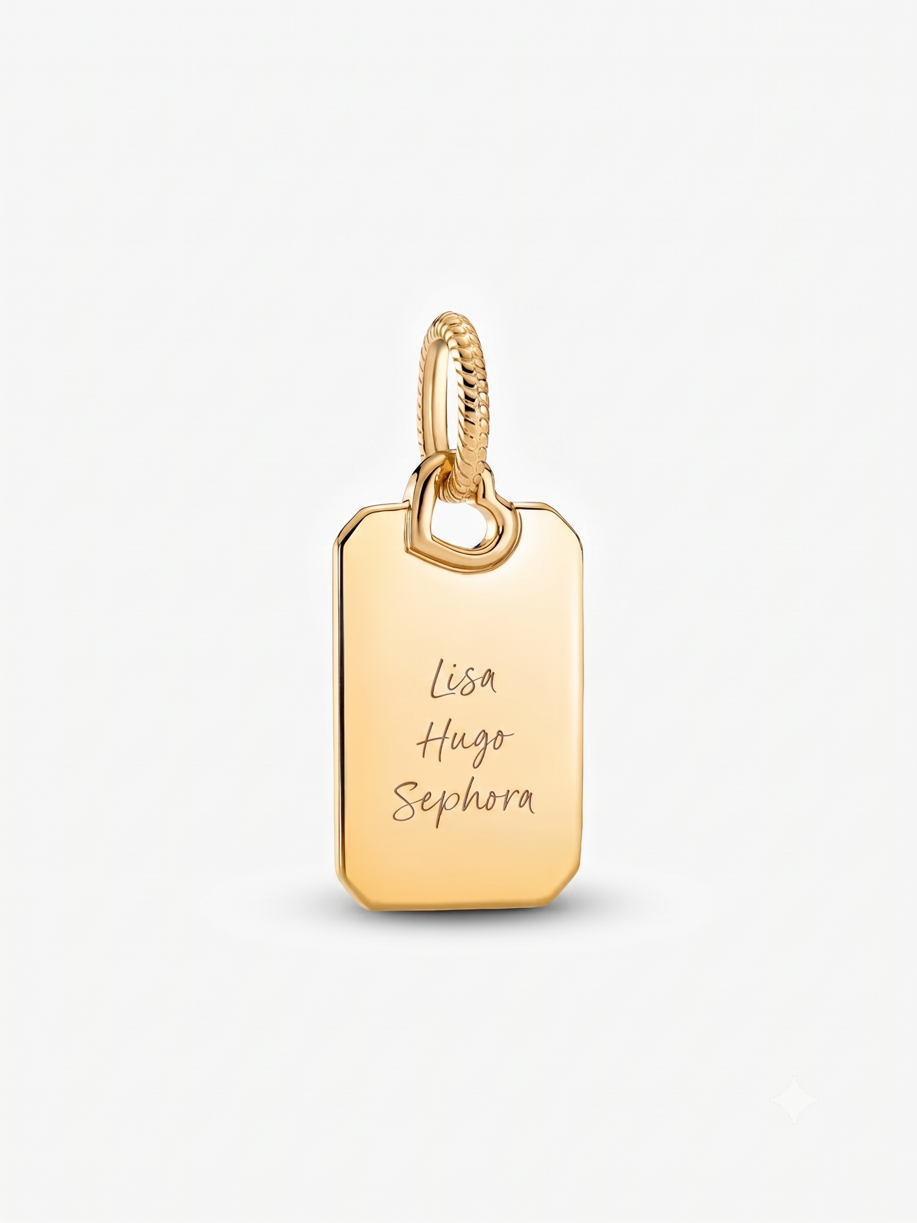 Le Raiponce – Collier Gravé Personnalisable