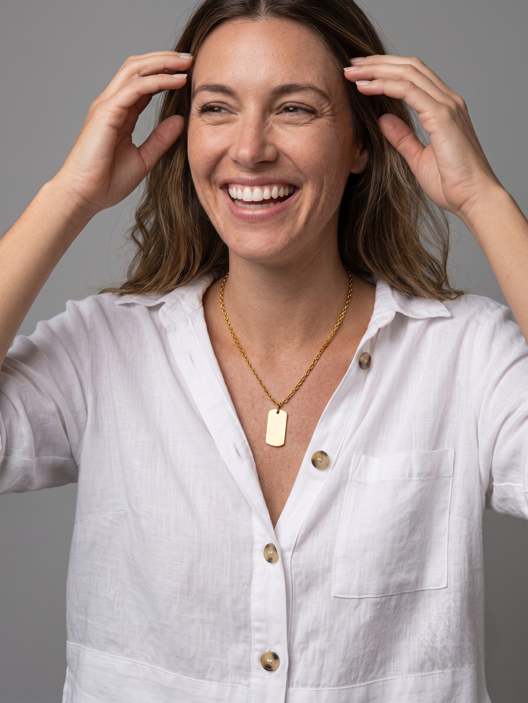 Le Raiponce – Collier Gravé Personnalisable