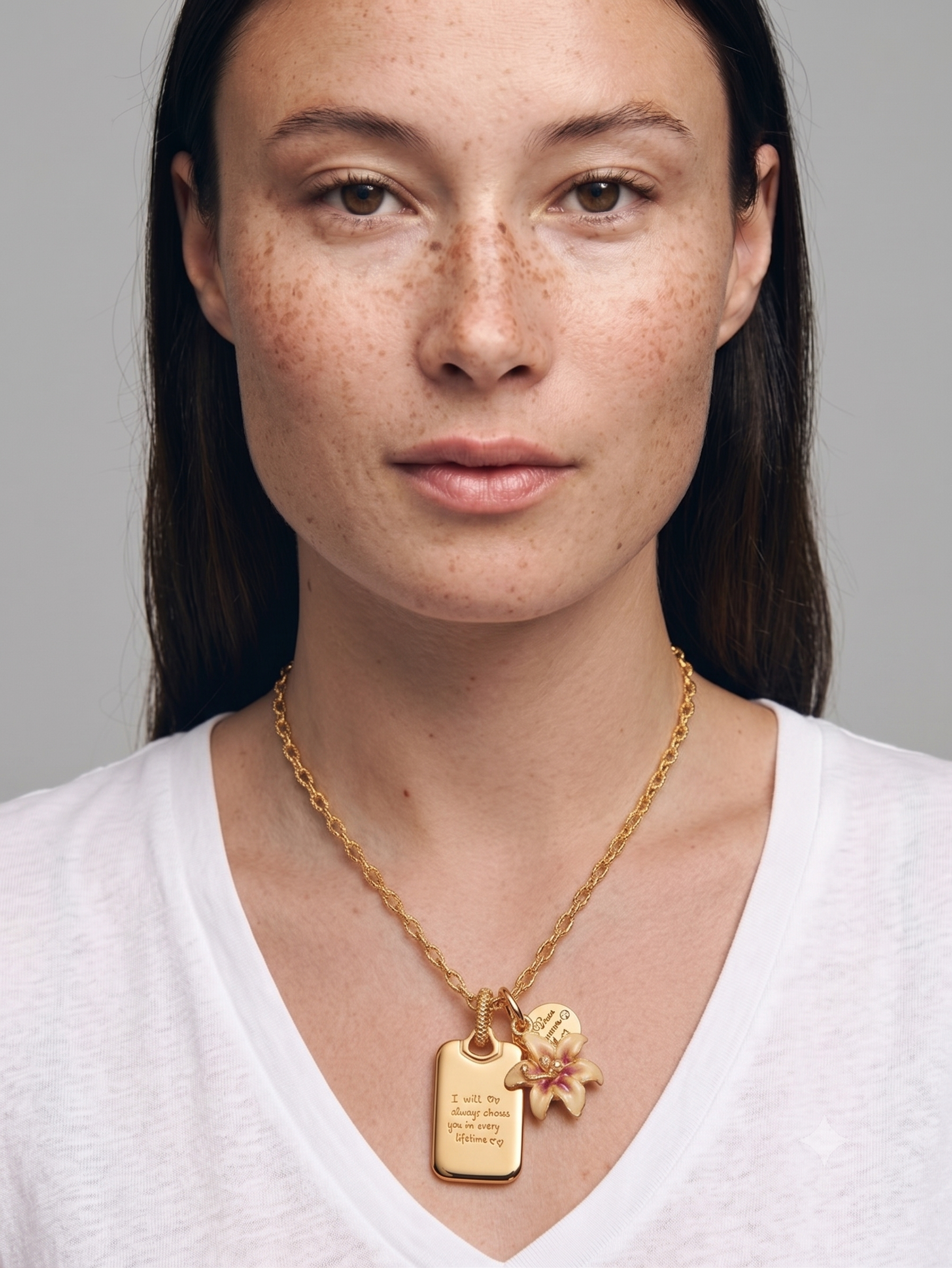 Le Raiponce – Collier Gravé Personnalisable