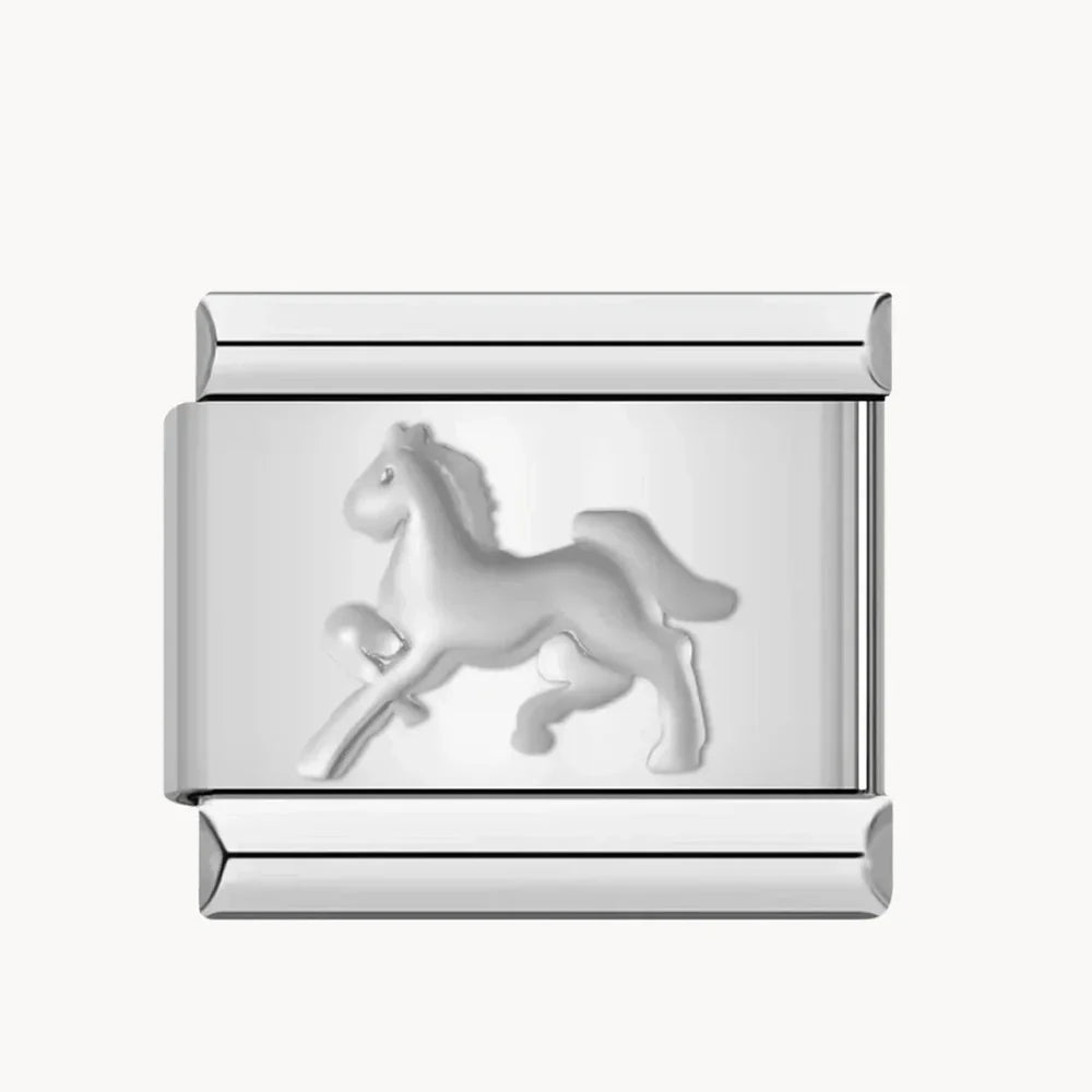 Horse argent et or