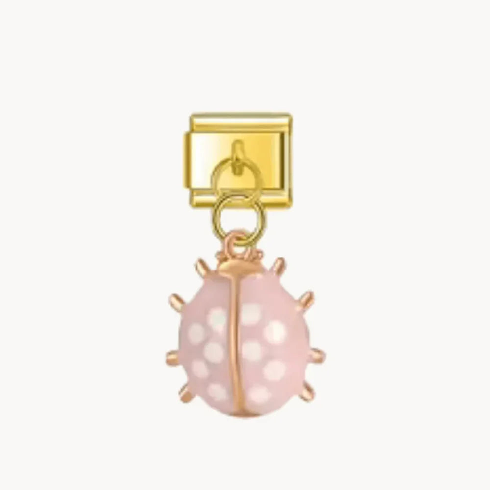 Coccinelle rose