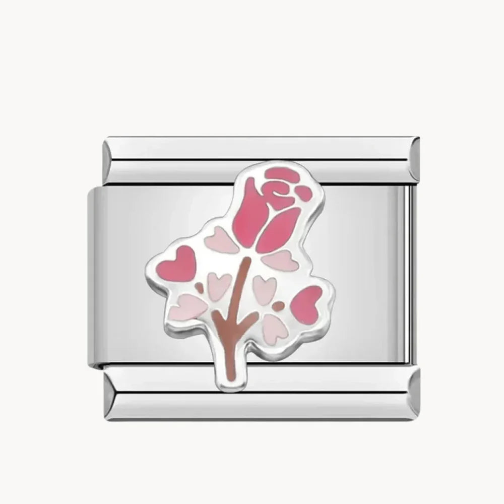 Rose argentée