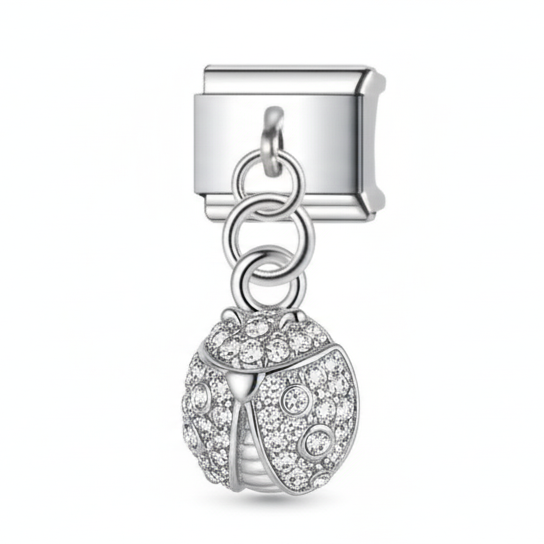 Coccinelle argent