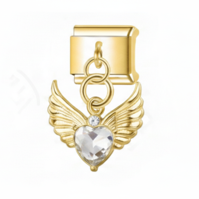 Pendentif cœur d’ange